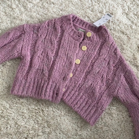 New urban outfitters crop knit buttoned cardigan - Picture 1 of 4